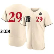 Adrian Beltre Men's Texas Rangers Cream Authentic 2023 City Connect 2023 World Series Jersey