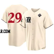 Adrian Beltre Men's Texas Rangers Cream Replica 2023 City Connect 2023 World Series Jersey