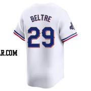 Adrian Beltre Men's Texas Rangers Gold Limited White 2024 Collection Jersey