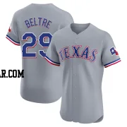 Adrian Beltre Men's Texas Rangers Gray Elite Road Jersey