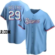 Adrian Beltre Men's Texas Rangers Light Blue Replica Alternate 2023 World Series Champions Jersey