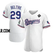 Adrian Beltre Men's Texas Rangers White Authentic Home 2023 World Series Jersey