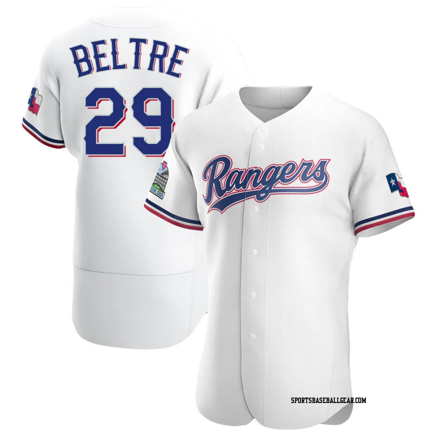 Adrian Beltre Men's Texas Rangers White Authentic Home Jersey