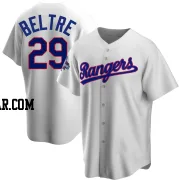 Adrian Beltre Men's Texas Rangers White Replica Home Cooperstown Collection 2023 World Series Champions Jersey