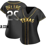 Adrian Beltre Women's Texas Rangers Black Golden Replica Alternate Jersey