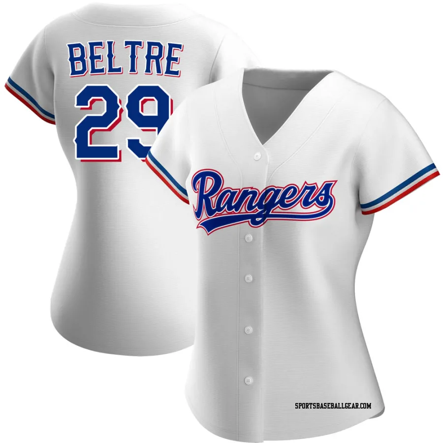 Adrian Beltre Women's Texas Rangers White Authentic Home Jersey