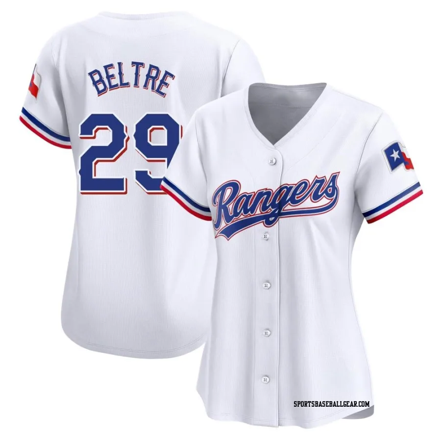 Adrian Beltre Women's Texas Rangers White Limited Home Jersey