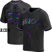 Adrian Del Castillo Men's Arizona Diamondbacks Black Holographic Replica Alternate Jersey