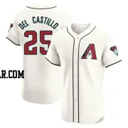 Adrian Del Castillo Men's Arizona Diamondbacks Cream Elite Home Jersey