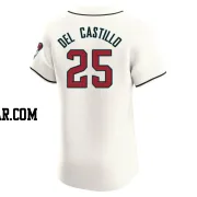 Adrian Del Castillo Men's Arizona Diamondbacks Cream Elite Home Jersey