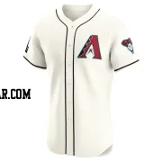 Adrian Del Castillo Men's Arizona Diamondbacks Cream Elite Home Patch Jersey