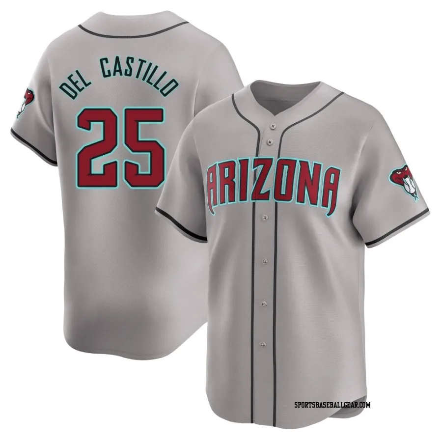 Adrian Del Castillo Men's Arizona Diamondbacks Gray Limited Away Jersey