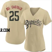 Adrian Del Castillo Women's Arizona Diamondbacks Gold Replica 2021 City Connect Cool Base Jersey