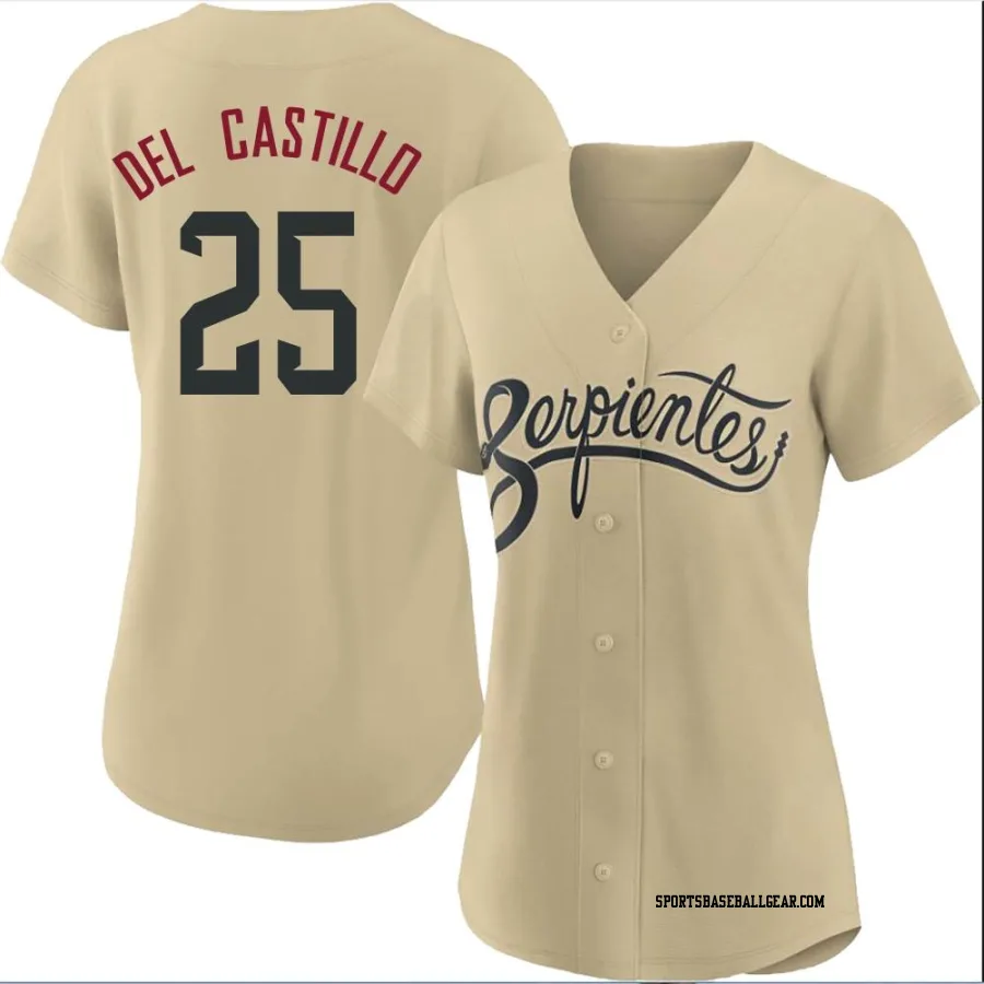 Adrian Del Castillo Women's Arizona Diamondbacks Gold Replica 2021 City Connect Cool Base Jersey