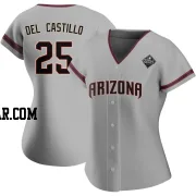 Adrian Del Castillo Women's Arizona Diamondbacks Gray Authentic Road 2023 World Series Jersey