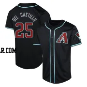 Adrian Del Castillo Youth Arizona Diamondbacks Black Limited Alternate Jersey