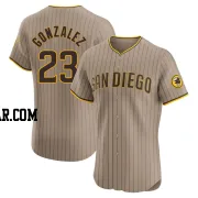 Adrian Gonzalez Men's San Diego Padres Brown Elite Alternate Jersey