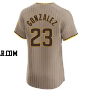 Adrian Gonzalez Men's San Diego Padres Brown Elite Alternate Jersey