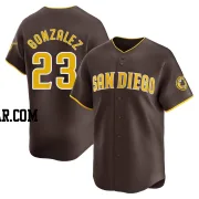 Adrian Gonzalez Men's San Diego Padres Brown Limited Away Jersey