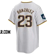 Adrian Gonzalez Men's San Diego Padres White Replica 2024 World Tour Seoul Series Home Jersey