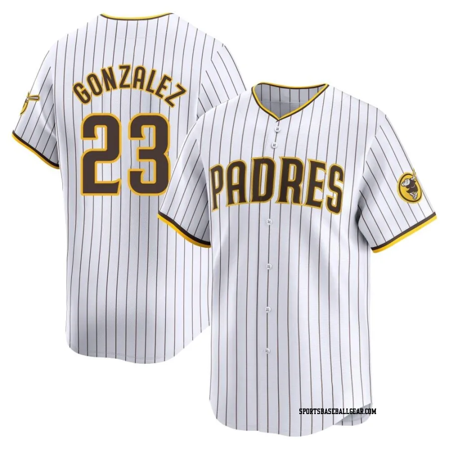 Adrian Gonzalez Youth San Diego Padres White Limited Home Jersey