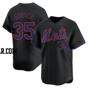 Adrian Houser Men's New York Mets Black Limited Alternate Jersey