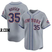 Adrian Houser Men's New York Mets Gray Limited Away Jersey