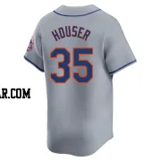 Adrian Houser Men's New York Mets Gray Limited Away Jersey