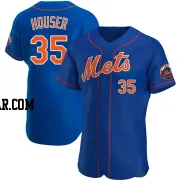 Adrian Houser Men's New York Mets Royal Authentic Alternate Jersey