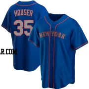 Adrian Houser Men's New York Mets Royal Replica Alternate Road Jersey