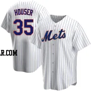 Adrian Houser Men's New York Mets White Replica Home Jersey