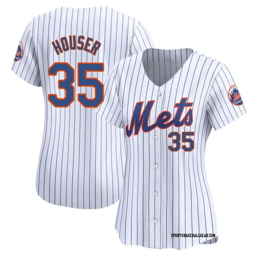 Adrian Houser Women's New York Mets White Limited Home Jersey