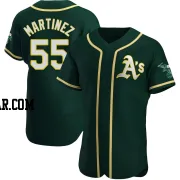 Adrian Martinez Men's Oakland Athletics Green Authentic Alternate Jersey