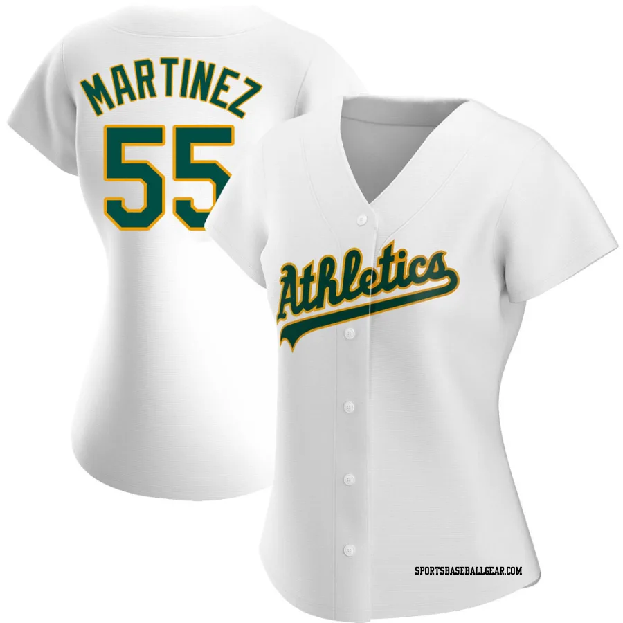 Adrian Martinez Women's Oakland Athletics White Authentic Home Jersey