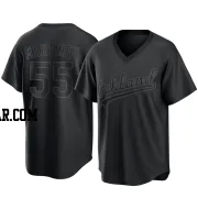 Adrian Martinez Youth Oakland Athletics Black Replica Pitch Fashion Jersey