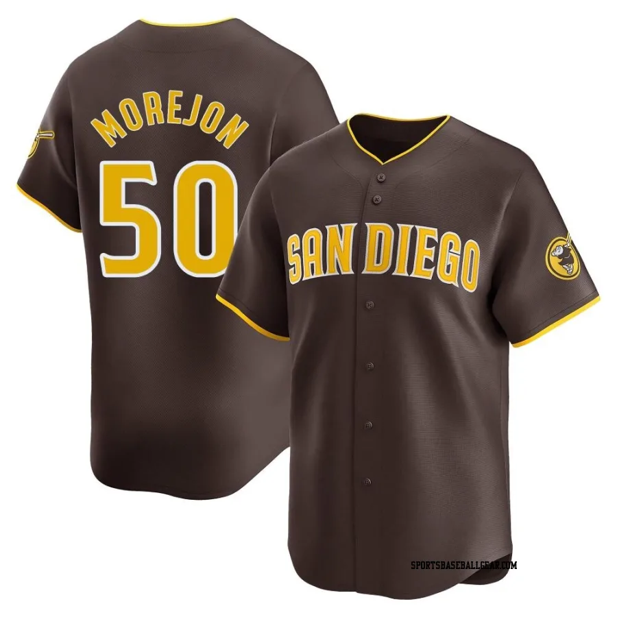 Adrian Morejon Men's San Diego Padres Brown Limited Away Jersey