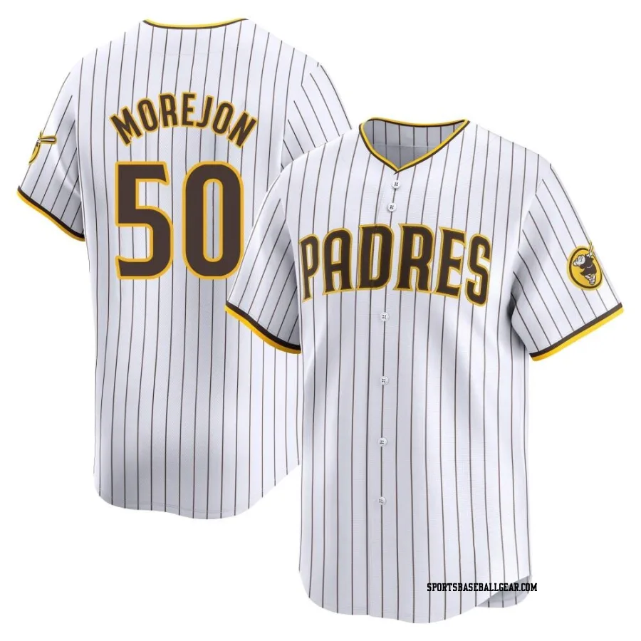 Adrian Morejon Men's San Diego Padres White Limited Home Jersey