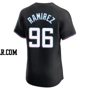 Agustin Ramirez Men's Miami Marlins Black Elite Alternate Vapor Premier Jersey