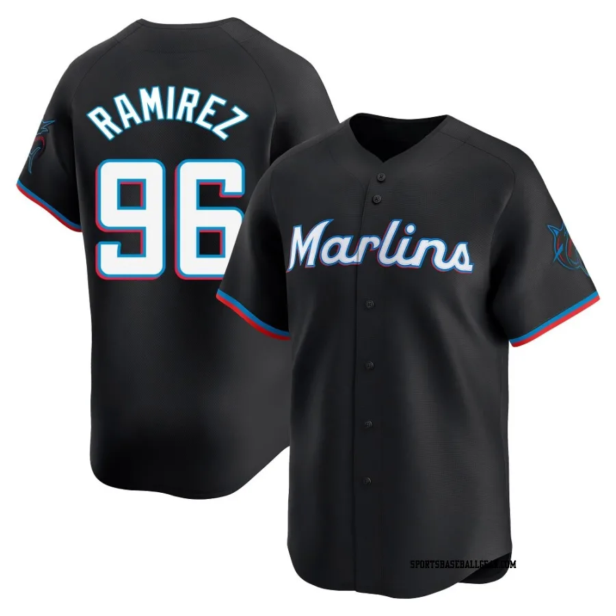 Agustin Ramirez Men's Miami Marlins Black Limited Alternate Jersey