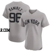 Agustin Ramirez Men's New York Yankees Gray Elite Road Jersey