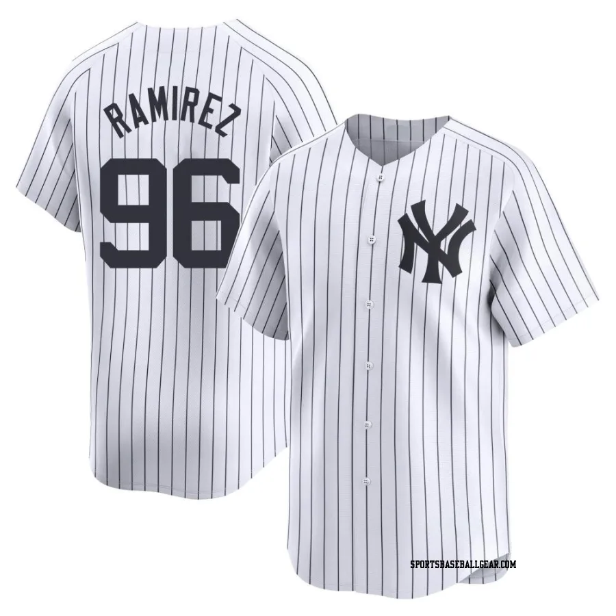 Agustin Ramirez Men's New York Yankees White Limited Yankee Home Jersey