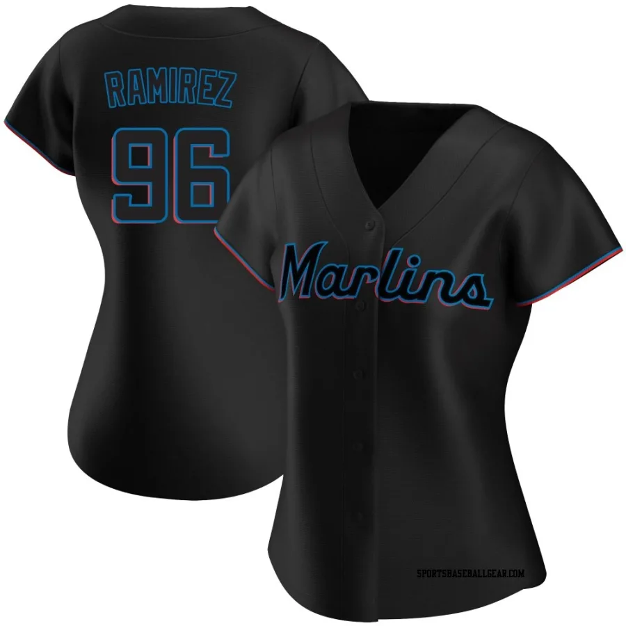 Agustin Ramirez Women's Miami Marlins Black Authentic Alternate Jersey