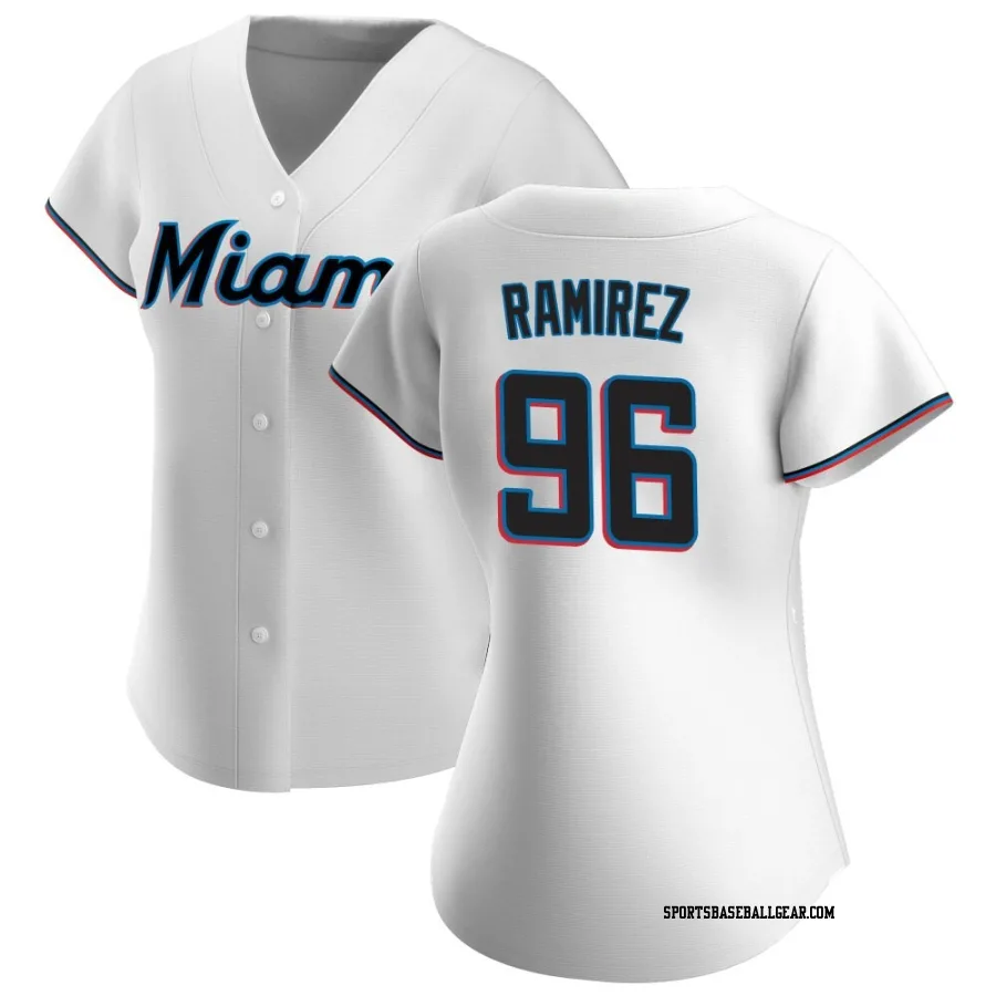 Agustin Ramirez Women's Miami Marlins White Authentic Home Jersey