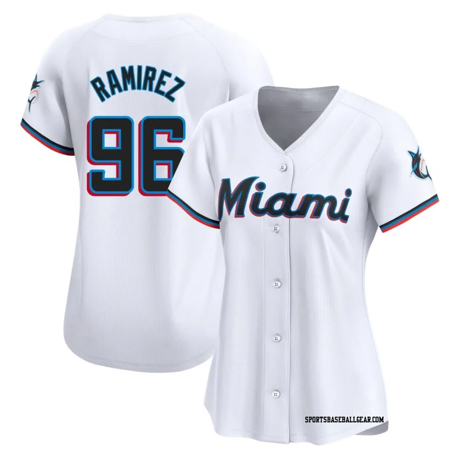 Agustin Ramirez Women's Miami Marlins White Limited Home Jersey