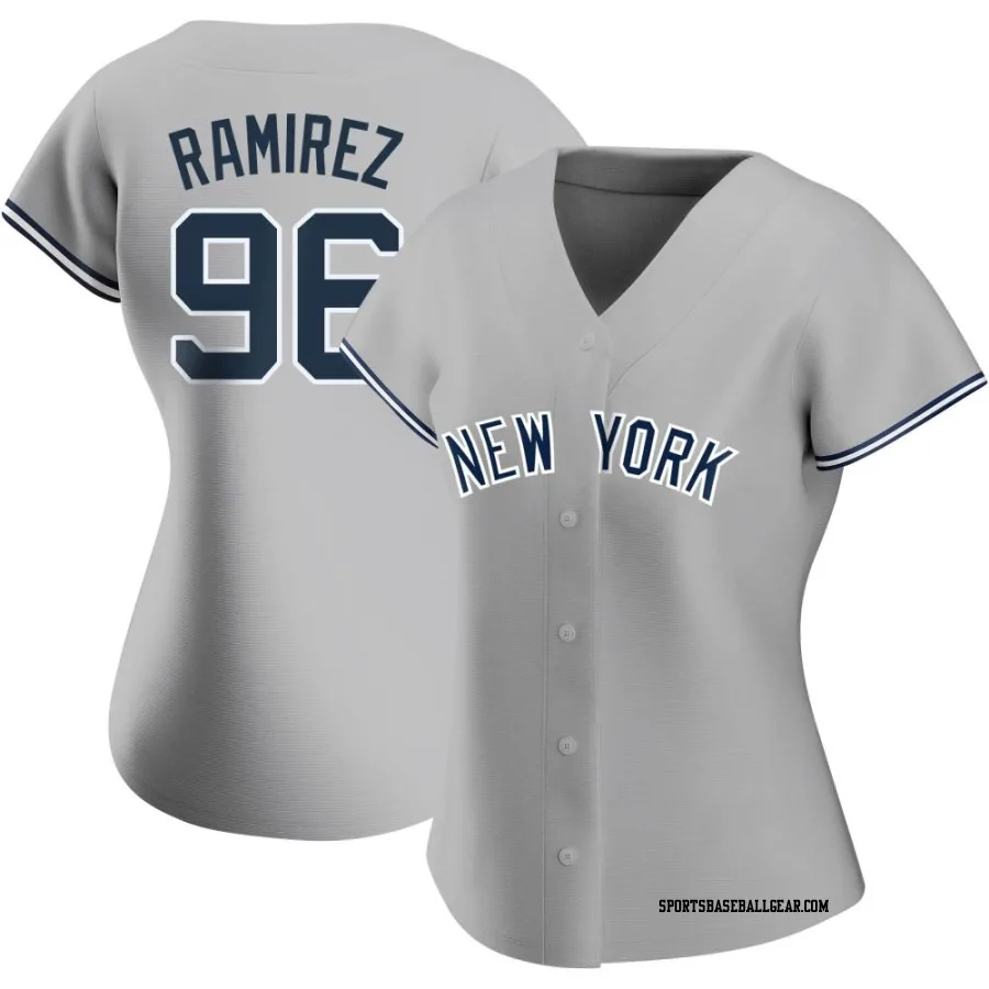 Agustin Ramirez Women's New York Yankees Gray Replica Road Name Jersey