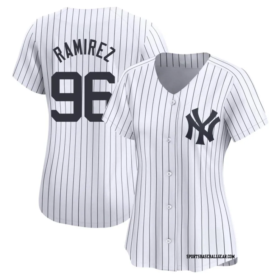 Agustin Ramirez Women's New York Yankees White Limited Yankee Home Jersey