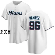 Agustin Ramirez Youth Miami Marlins White Replica Home Jersey