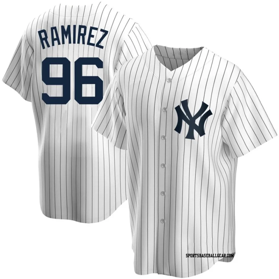 Agustin Ramirez Youth New York Yankees White Replica Home Jersey