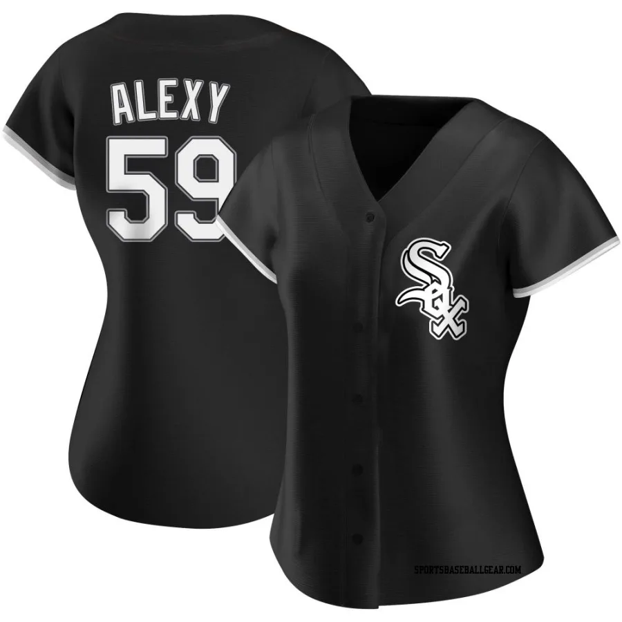 A.J. Alexy Women's Chicago White Sox Black Replica Alternate Jersey