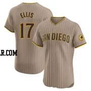 A.J. Ellis Men's San Diego Padres Brown Elite Alternate Jersey